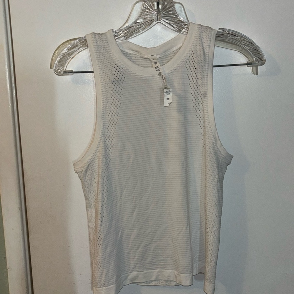 White tank top lululemon